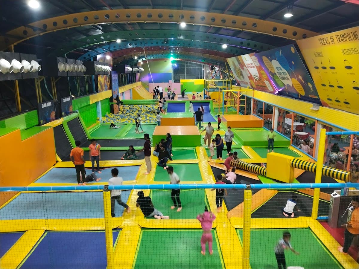 SkyJumper Trampoline Park - Pune, Creaticity Mall | Trampoline | Laser Tag | Birthday Parties | School Trips | Kitty Parties thumbnail 2